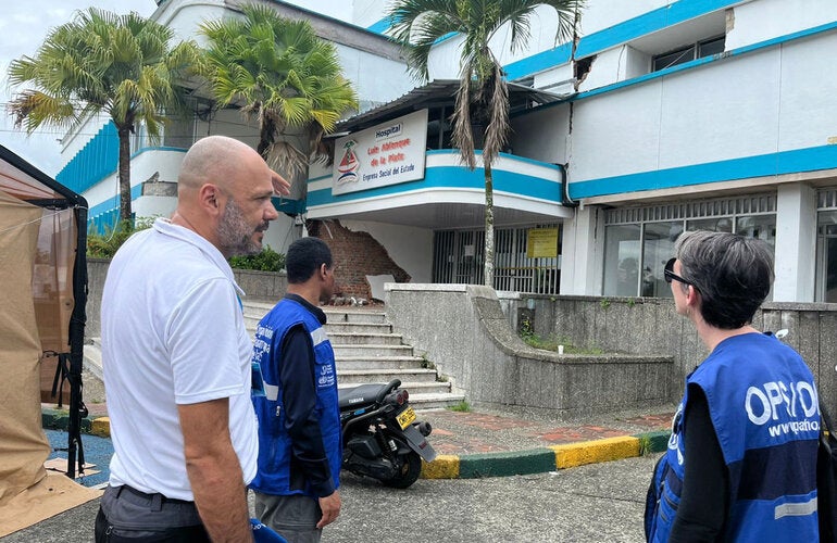 PWR in the field assessing health infrastructure